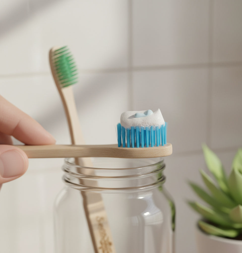 Eco-Friendly Bamboo Toothbrush Set of 4 | Soft Bristles for Sensitive Teeth & Gums | Sustainable, Biodegradable & Plastic-Free Oral Care